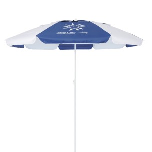 Ομπρέλα Παραλίας Escape  2m 180gsm 8 Ακτίνες 5mm (Λευκό/Μπλέ) 12008