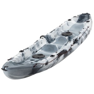 Θαλάσσιο Καγιάκ 2+1 θέσεων Sck Nereus HD (Άσπρο-Μαύρο)