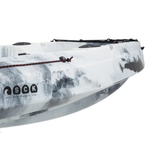Θαλάσσιο Καγιάκ 2+1 θέσεων Sck Nereus HD (Άσπρο-Μαύρο)