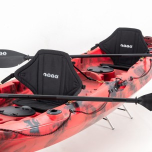 Θαλάσσιο Καγιάκ 2+1 θέσεων Sck Nereus HD (Κόκκινο-Μαύρο)