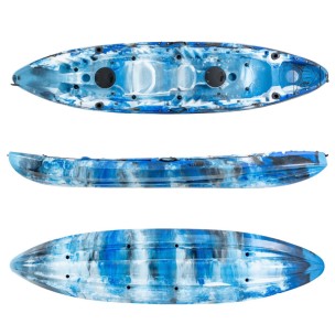 Θαλάσσιο Καγιάκ 3 θέσεων Sck Nereus HD (Μπλέ-Άσπρο Camo)