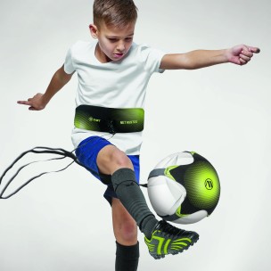 Σετ εξάσκησης Ποδοσφαίρου Amila Soccer Kick Trainer Net Hunter (Μαύρο) 41929