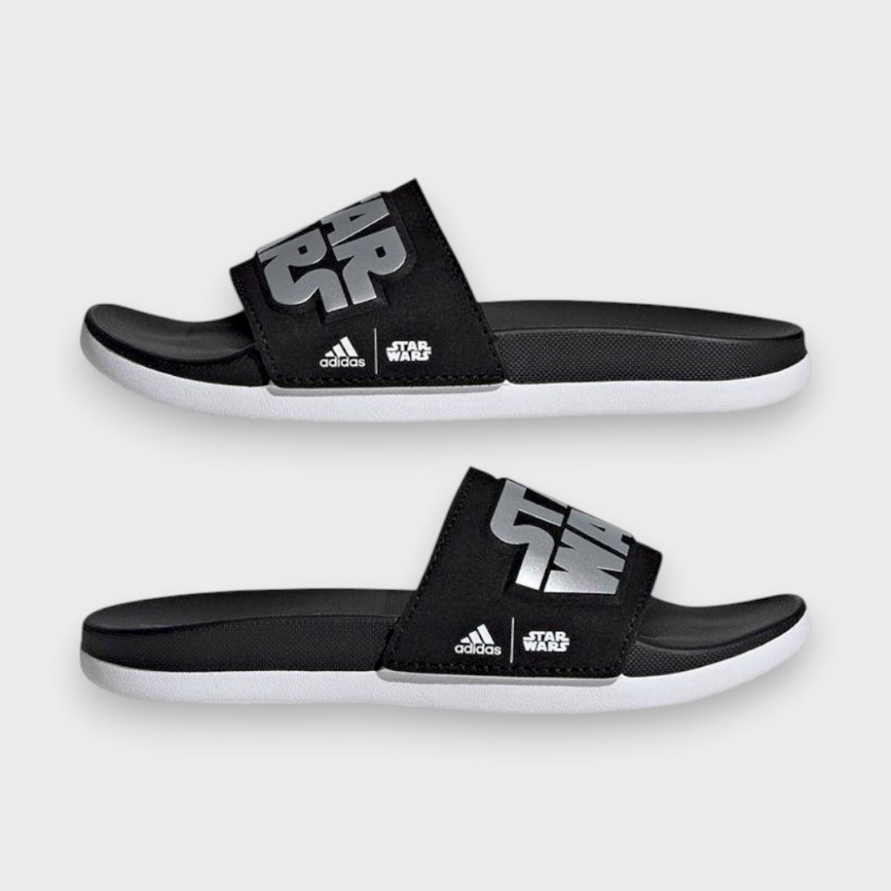Παιδικές Σαγιονάρες Slides Μαύρες Adilette Comfort Star Wars ID5237