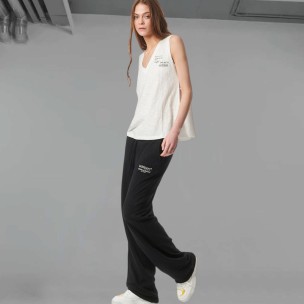 Γυναικείο Παντελόνι Φόρμας Body Action Women's Terry Wide Leg Jazz Pants 021435-01 Black