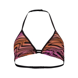 Γυναικείο Μαγιό Puma Swim Women Printed Triangle Top 1P 701230263-003