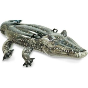 Στρώμα θαλάσσης Intex φουσκωτό Realistic Gator Ride-On (57551)
