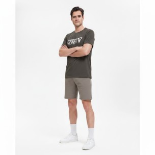 Ανδρικό T-Shirt Magnetic North Men's T-Shirt HD Logo A51010 (Brown)