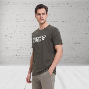 Ανδρικό T-Shirt Magnetic North Men's T-Shirt HD Logo A51010 (Brown)