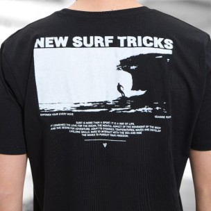 Ανδρικό T-Shirt Magnetic North Men's T-Shirt Surfer Tricks A51013 (Black)