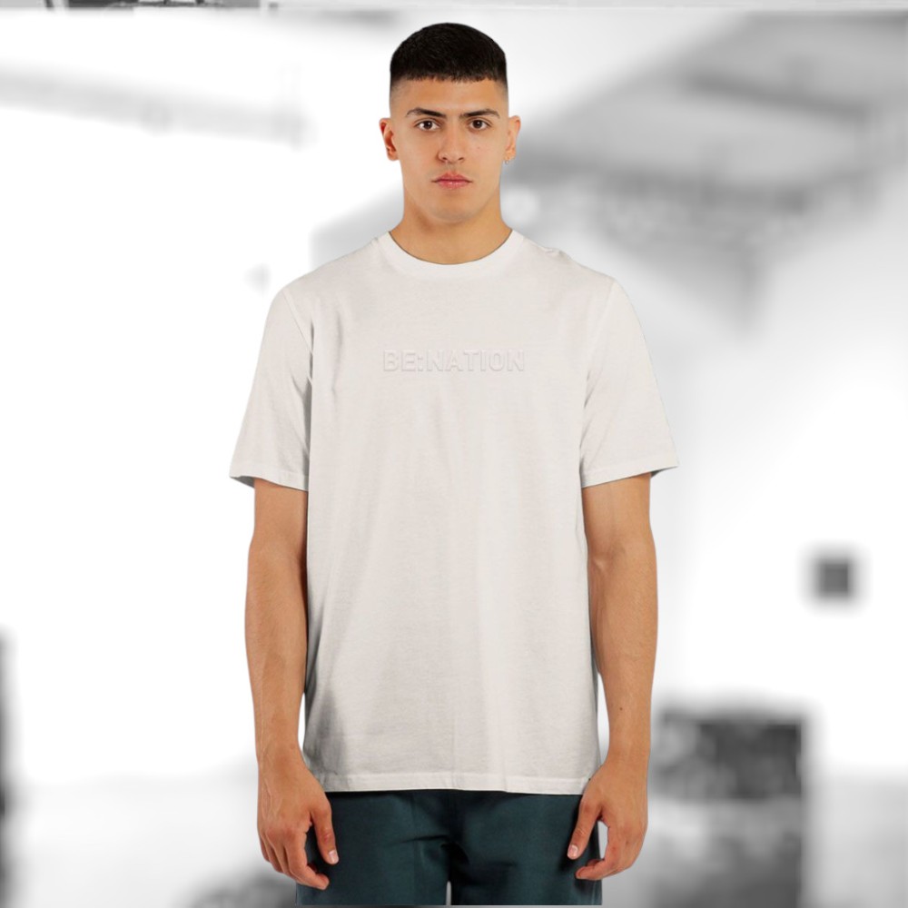 Ανδρικό T-Shirt Be:Nation Embosed Logo s/s Tee 05312515-15A (Beige)