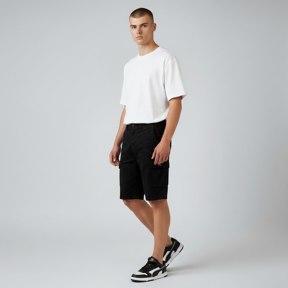 Ανδρική Βερμούδα Be:Nation Cargo Shorts 03312508-01 (Black)