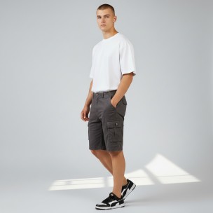 Ανδρική Βερμούδα Be:Nation Cargo Shorts 03312508-3F (Charcoal)