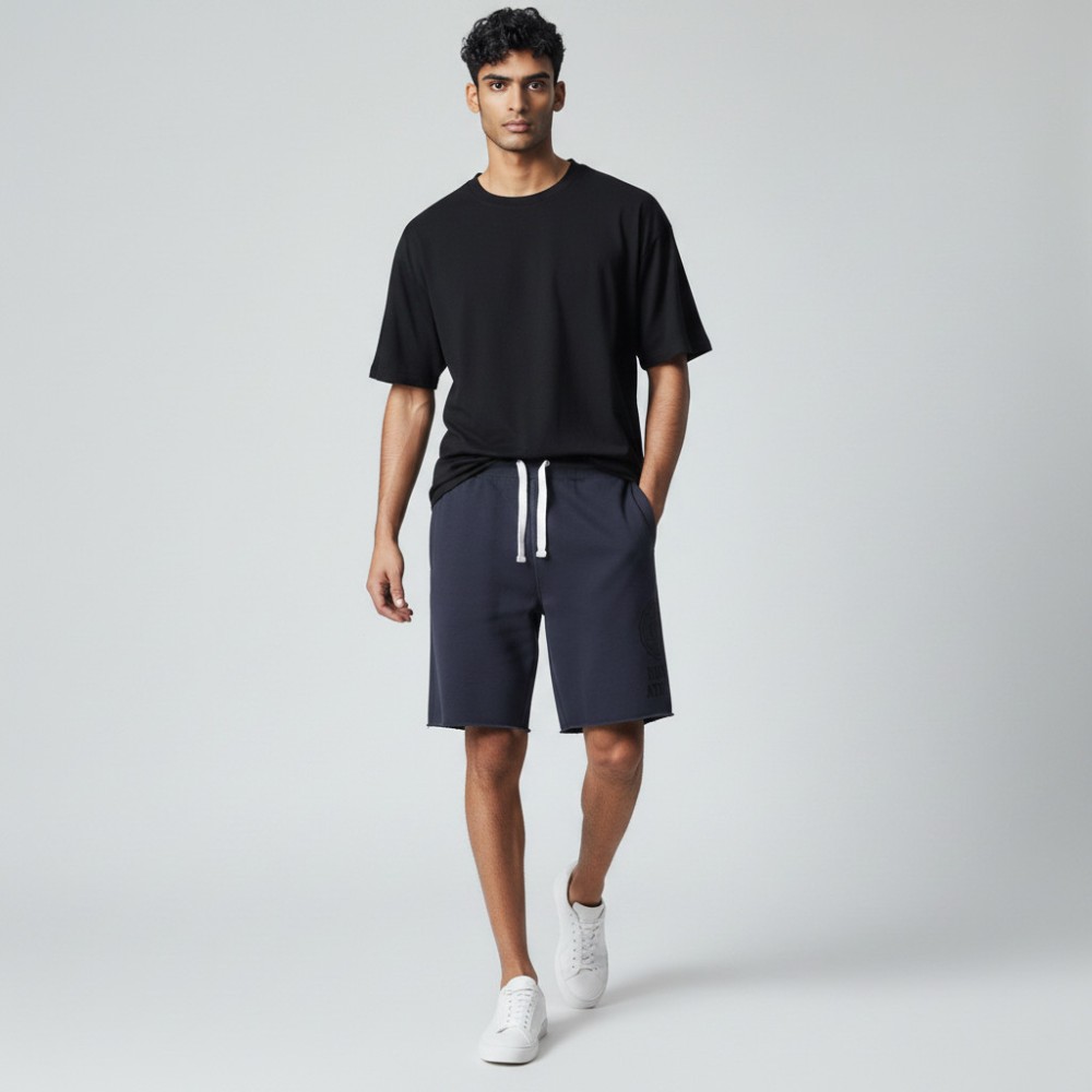 Ανδρική Βερμούδα Russell Athletic Brooklyn Seamless Shorts A4-057-1-155 OB ανθρακί