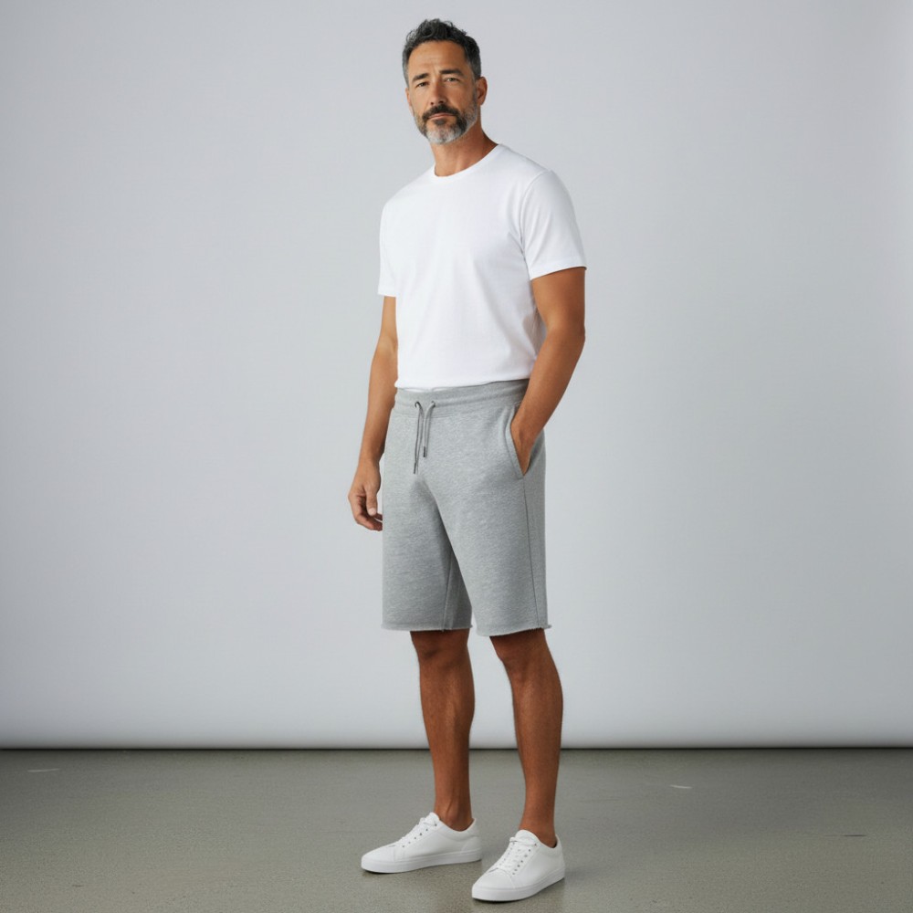 Ανδρική Βερμούδα Russell Athletic Gama Seamless Shorts A3-061-1-091VK New Grey Marl