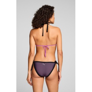 Γυναικείο Μαγιό Puma Swim Women Mesh Triangle Top 1P 701237615-002