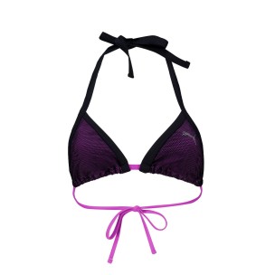 Γυναικείο Μαγιό Puma Swim Women Mesh Triangle Top 1P 701237615-002