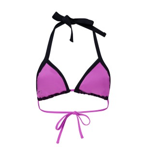 Γυναικείο Μαγιό Puma Swim Women Mesh Triangle Top 1P 701237615-002