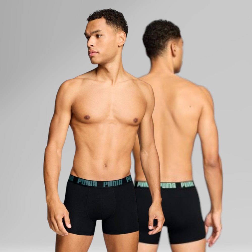 Ανδρικό Μποξεράκι Puma Men Everyday Basic Boxer 2P 701226387-044 (2 Τεμ.)