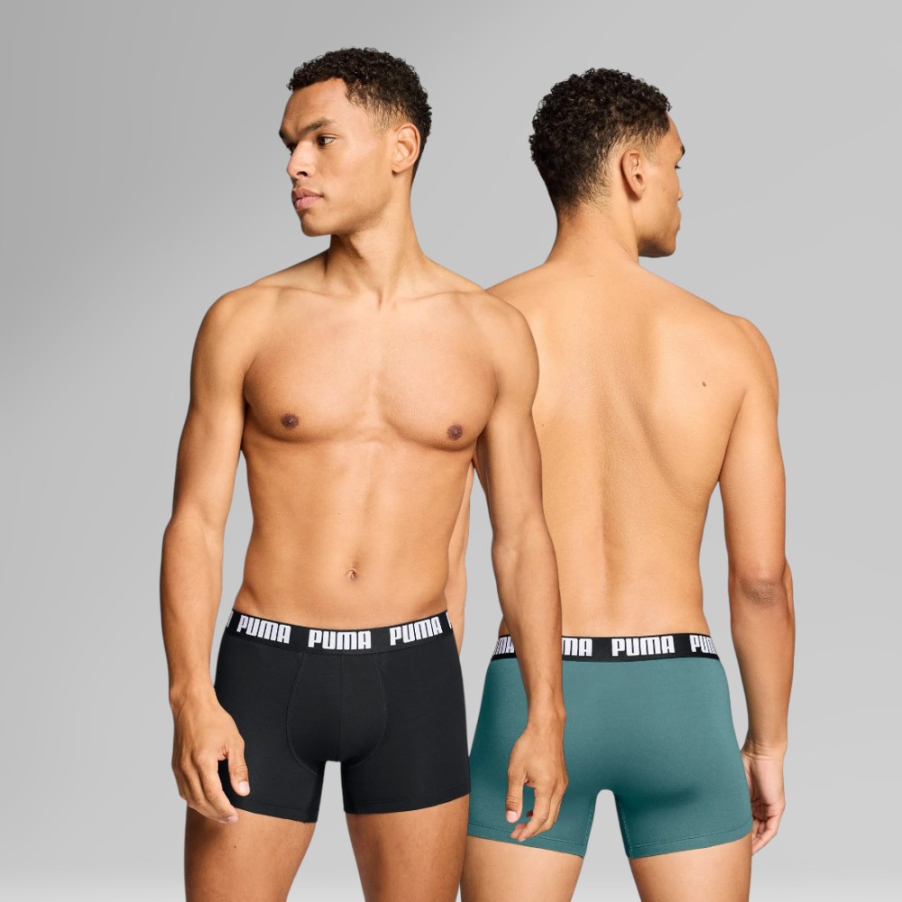Ανδρικό Μποξεράκι Puma Men Everyday Basic Boxer 2P 701226387-040 (2 Τεμ.)