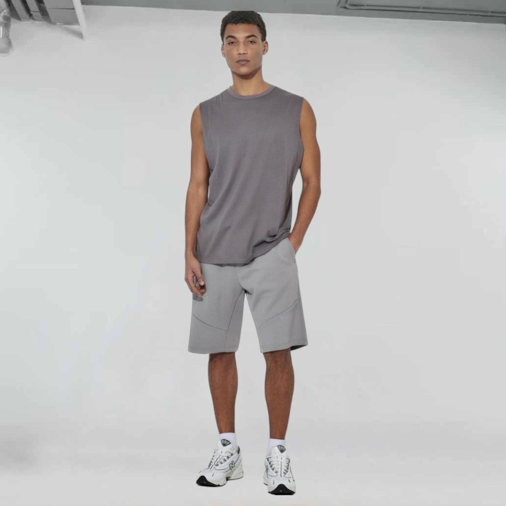 Ανδρικό Σόρτς Body Action Men's Tech Training Shorts 033632-3 (Ultimate Grey)