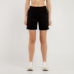 Γυναικείο Σορτσάκι BeNation Essentials Terry Short 03112501-01 (Black)