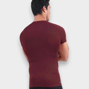 Ισοθερμική κοντομάνικη Μπλούζα Magnetic North Men's Compression S/S T-Shirt 50027 Bordeaux