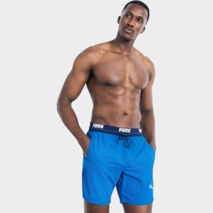 Ανδρικό Μαγιό Puma Swim Men Crinkle Mid Shorts 1P 701237077-001
