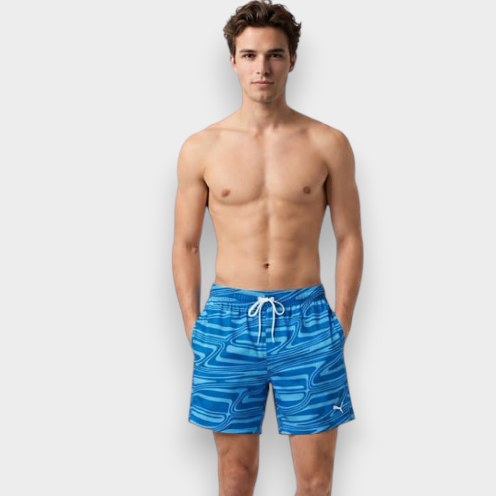 Ανδρικό Μαγιό  PUMA SWIM MEN FORMSTRIP MID SHORTS 701231507-001
