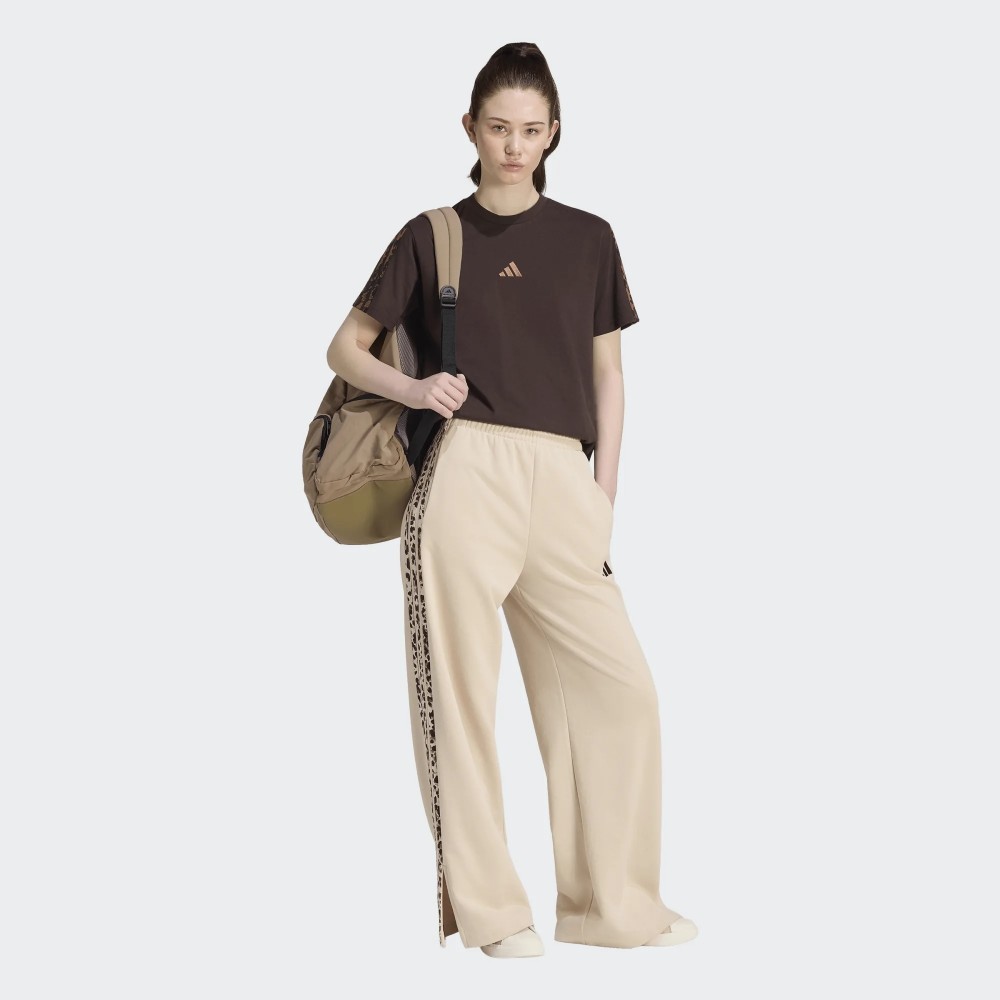 Γυναικείο Παντελόνι Φόρμας Seasonal Essentials Animal Print 3-Stripes Pants KH1543
