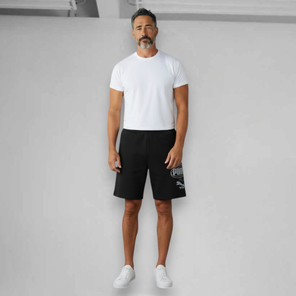 Ανδρική Βερμούδα Puma Ess Logo Lab  Story 1 Shorts  10'' TR 692460-01