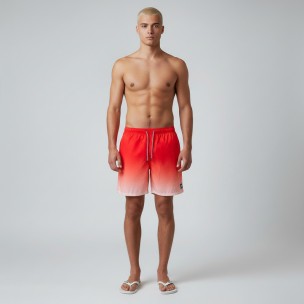 Ανδρικό Μαγιό Βερμούδα Russell Athletic Michael Swim Shorts A3-090-1-420 Fiery Red
