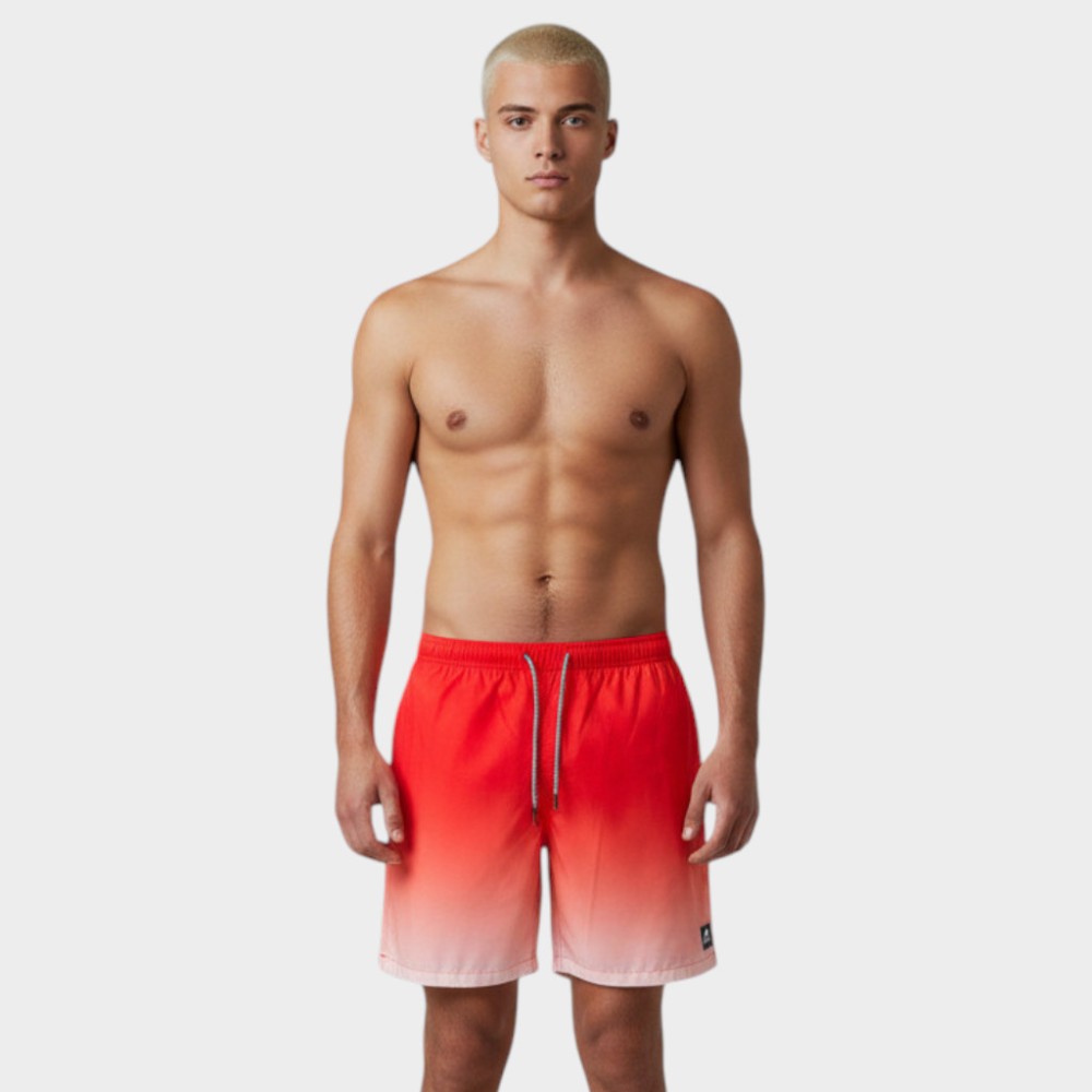 Ανδρικό Μαγιό Βερμούδα Russell Athletic Michael Swim Shorts A3-090-1-420 Fiery Red
