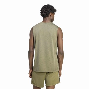 Ανδρικό T-Shirt Adidas Workout Essentials Seamless Sleeveless T Shirt KC8134
