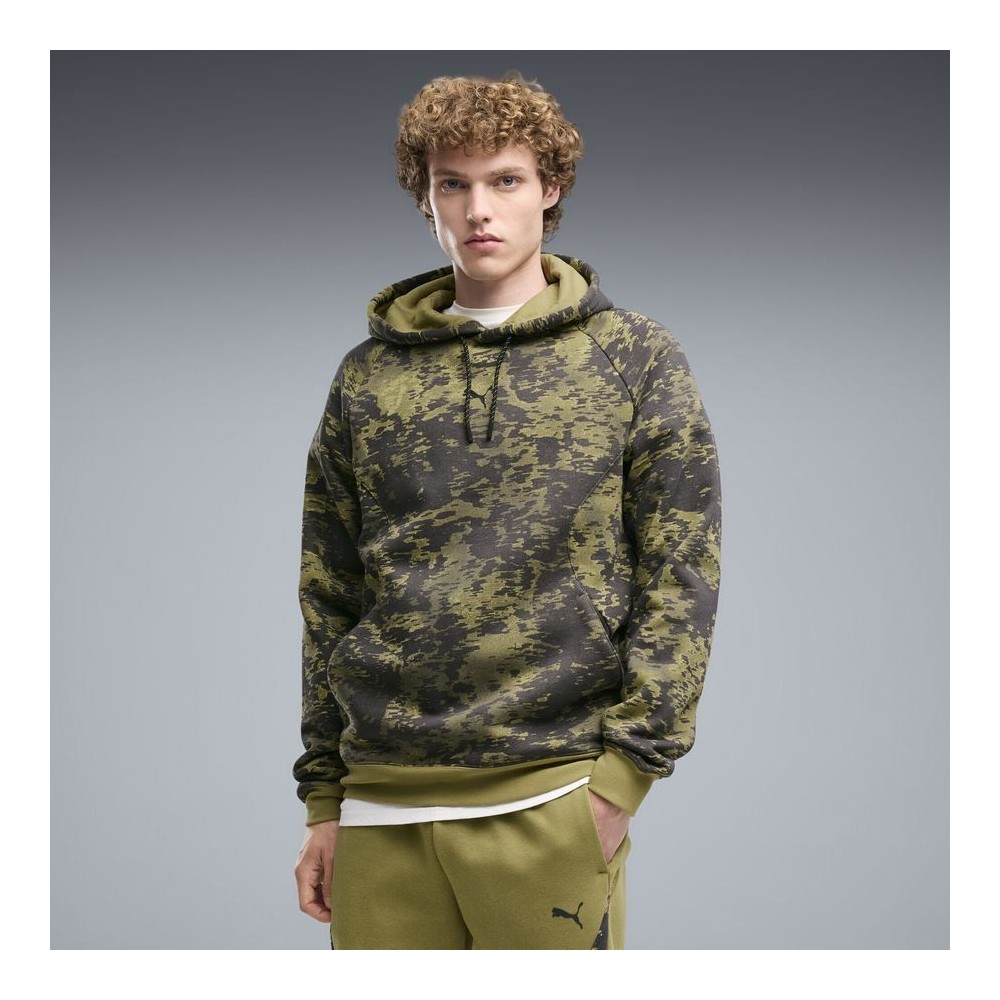 Ανδρικό Φούτερ με κουκούλα Puma Sport Camo  Hoodie FL 694338-89