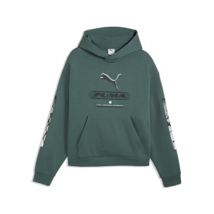 Ανδρικό Φούτερ με Κουκούλα Puma Sport Street Boxy Graphic Hoodie FL 694322-69