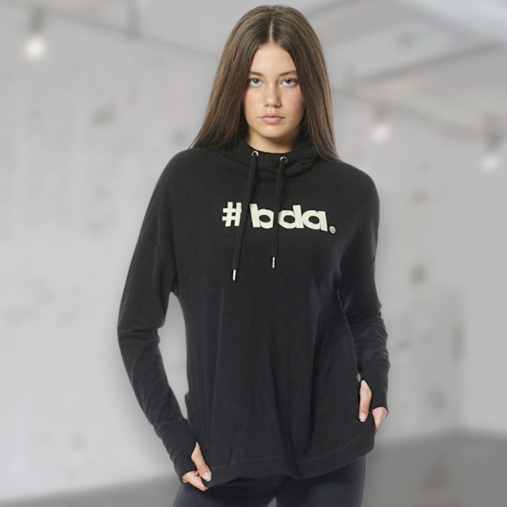 Γυναικεία Ζακέτα Body Action Women's Cowl Neck Hoodie 061325-01 (Black)