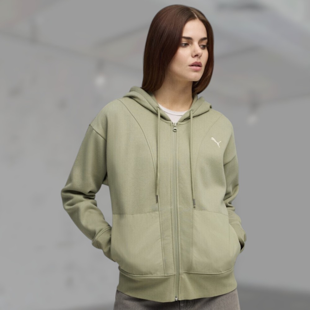 Γυναικεία Ζακέτα PUMA W HER Relaxed Full-Zip Hoodie FL 688150-82