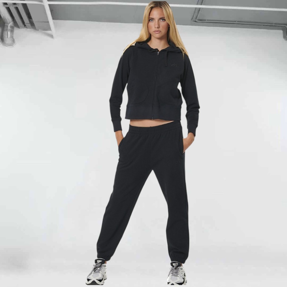 Γυναικείο Παντελόνι Φόρμας Body Action Women's French Terry Joggers 021536-01(Black)