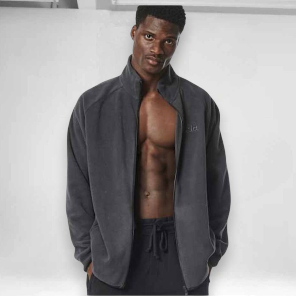 Ανδρική Ζακέτα Body Action Men's Polar Fleece Jacket 073322-03B (Dark Grey)