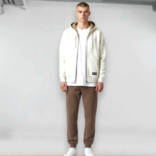Ανδρική Ζακέτα Russell Athletics Zip-Through Sherpa-Lined Hoodie M A25-046-2-526