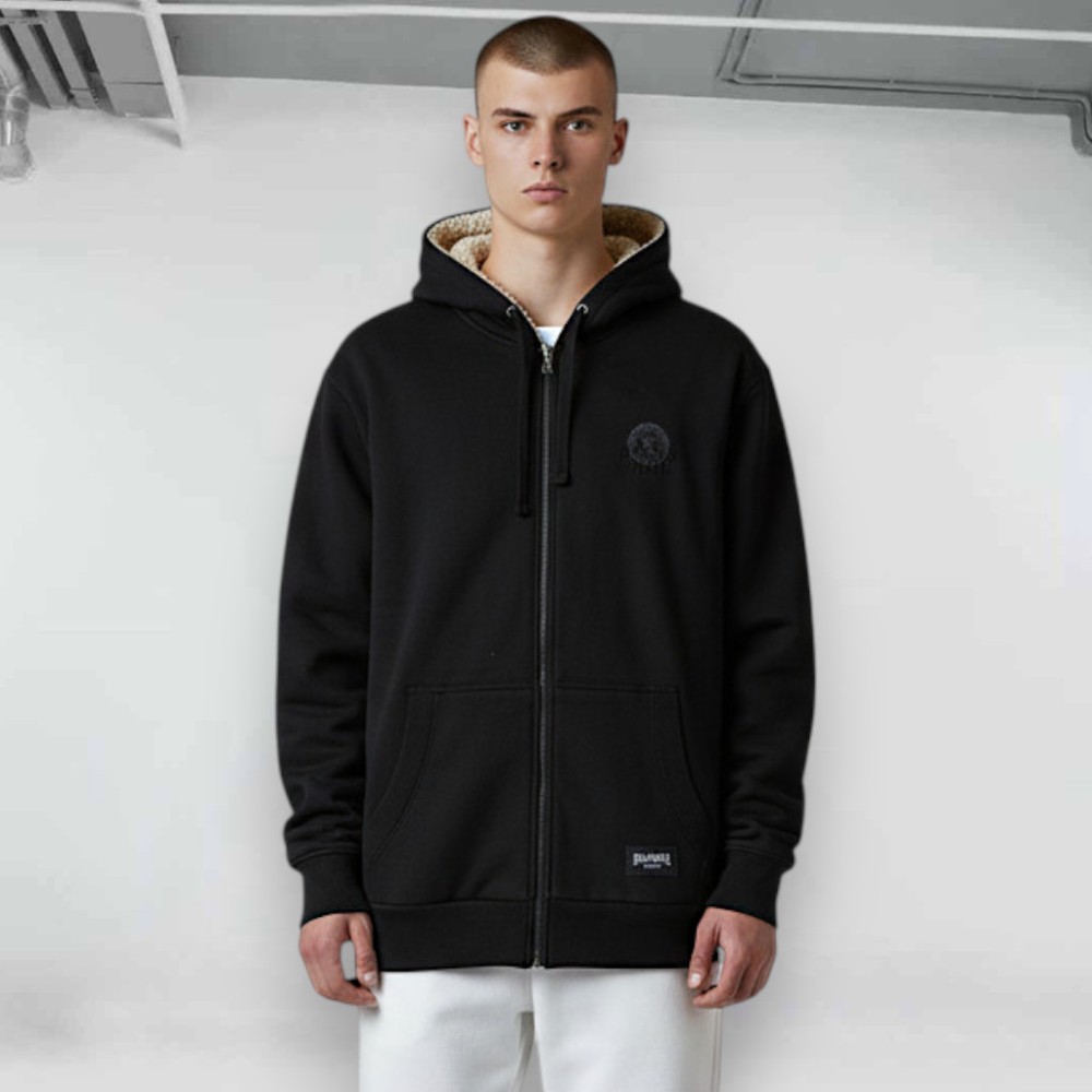 Ανδρική Ζακέτα Russell Athletics Zip-Through Sherpa-Lined Hoodie M A25-046-2-099