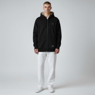 Ανδρική Ζακέτα Russell Athletics Zip-Through Sherpa-Lined Hoodie M A25-046-2-099