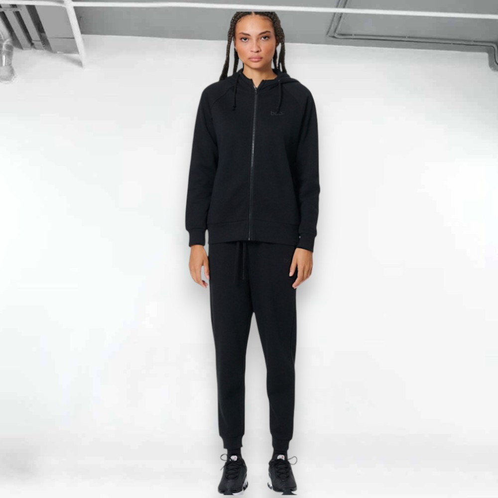 Γυναικείο Παντελόνι Φόρμας Body Action Women's Fleece Skinny Joggers 021534-01(Black)