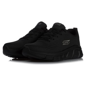 Ανδρικά Παπούτσια Skechers Debossed Lace Up Pu 118110-BBK