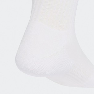 Adidas 3-Stripes Cushioned 3-Pack Socks White KQ6775