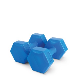 Αλτήρας Εξάγωνος Plastic Series 2,00Kg (Ζευγάρι) Amila 44531