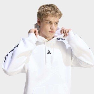 Ανδρικό Φούτερ με Κουκούλα adidas Essentials 3-Stripes Fleece Hoodie KY4171
