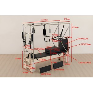 Pegasus Pilates Reformer Cadillac 3-in-1 Oak