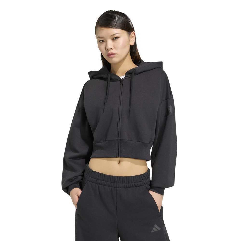 Γυναικεία Αθλητική Ζακέτα Φούτερ adidas Essentials Contemporary Fleece Full-Zip Hooded Jacket KF6245