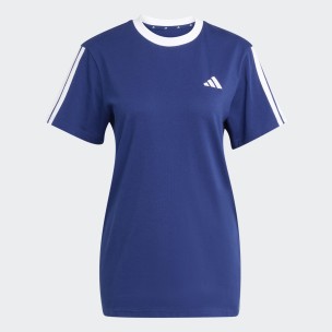 Γυναικείο Αθλητικό T-Shirt Adidas Essentials 3-Stripes Boyfriend Loose JV6764
